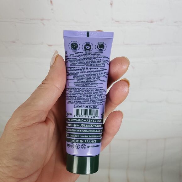 Mudmasky Midnight Hand Mask 40 ml / 1.35 oz Sealed FULL SIZE - Picture 7 of 8